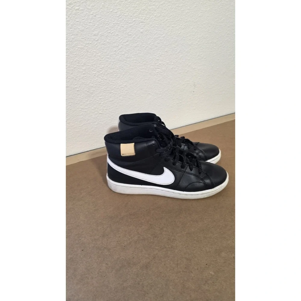 Nike COURT ROYALE 2 MID Black White CT1725 001 Sneakers Shoes Womens Size 6.5